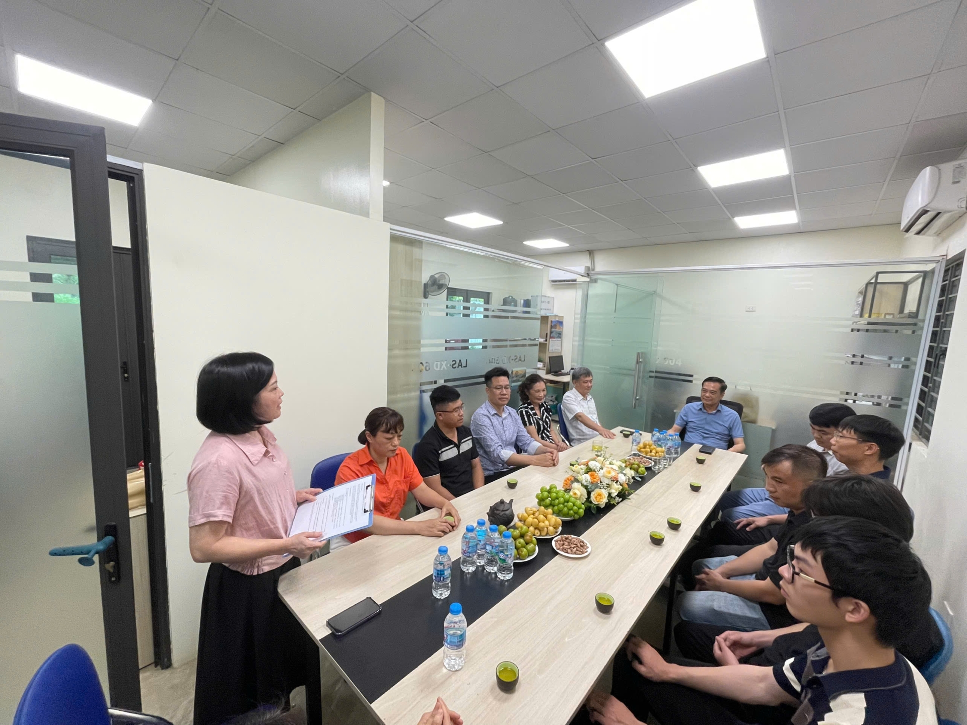 LỄ CÔNG BỐ QUYẾT ĐỊNH HĐQT BỔ NHIỆM GIÁM ĐỐC CÔNG TY CHO ÔNG ĐỖ QUỐC TIẾN