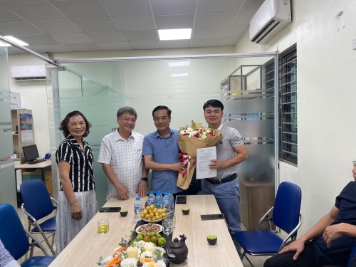 LỄ CÔNG BỐ QUYẾT ĐỊNH HĐQT BỔ NHIỆM GIÁM ĐỐC CÔNG TY CHO ÔNG ĐỖ QUỐC TIẾN